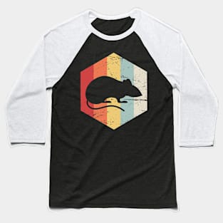 Retro 70s Mouse Baseball T-Shirt